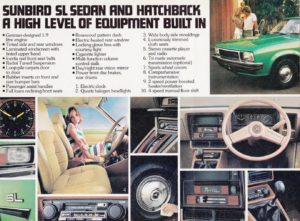 1978 GM-H Sales Brochure; Holden UC Sunbird Sedan & Hatchback